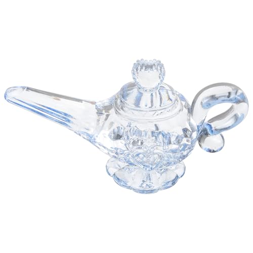 Amosfun Transparente -Zauberlampe für aus Acryl Lampen LED Nachttischlampe Lichter Schreibtischlampe Dekoration Wunschlampe Modelldekoration Tischdekoration Sky-Blue von Amosfun