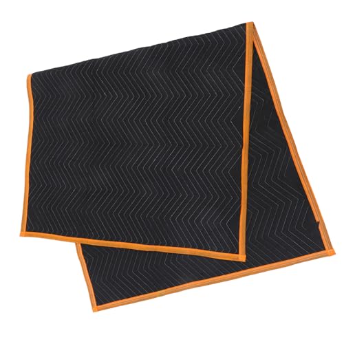 Amosfun Umzugsdecken Strapazierfähige Möbeldecken für Gepolsterte Verpackungsdecken für Möbeltransport Große Steppdesign Leicht und Tragbar mit Orangefarbenem Rand Amosfun Umzugsdecken Strapazierfähige Möbeldecken für Gepolsterte Verpackungsdecken für Möbeltransport Große Steppdesign Leicht und Tragbar mit Orangefarbenem Rand von Amosfun