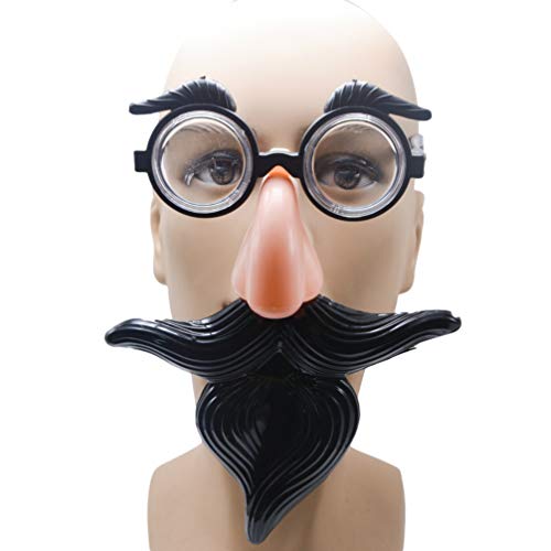 Amosfun Verkleidung Gläser mit Schnurrbart Nase lustige Brille Halloween Party gefallen von Amosfun