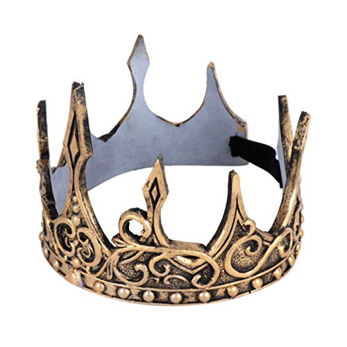 Amosfun cosplay krone prom king party dekorationen k?nigliche mittelalterliche krone für geburtstagsfeier 1 stück von Amosfun