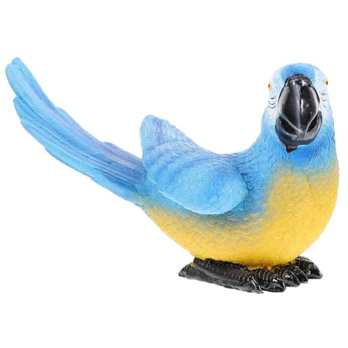 Amosfun Papagei Modell Künstlerische Gefälschte Papagei Harz Handwerk Yard Decor Realistische Vogel Ornament von Amosfun