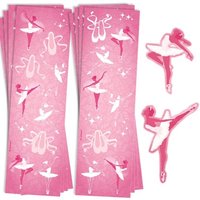 Ballerina Stickerkarten 8er Set, 4,7x16cm als beliebtes Mitgebsel von Amscan Europe GmbH