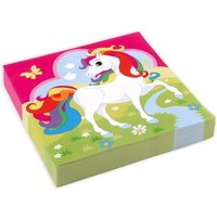 Einhorn Servietten für Tischdeko Einhornparty, 2-lagig, 20er, 33cm Einhorn Servietten für Tischdeko Einhornparty, 2-lagig, 20er, 33cm von Amscan Europe GmbH