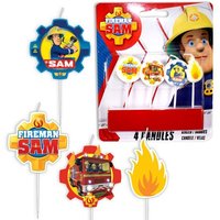 Feuerwehrmann Sam Minikerzen 4 Stk. Feuerwehrmann Sam Minikerzen 4 Stk. von Amscan Europe GmbH