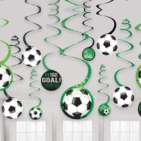 Fussball "GOAL" Spiralen, 12er Pck, mit Motiven von Amscan Europe GmbH