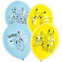 Luftballons "Pokemon", 6er, 27,5cm von Amscan Europe GmbH
