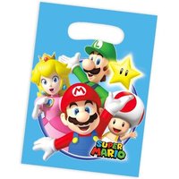 Super Mario Tütchen, niedlich bedruckte Foliebeutel im 8er Pack von Amscan Europe GmbH