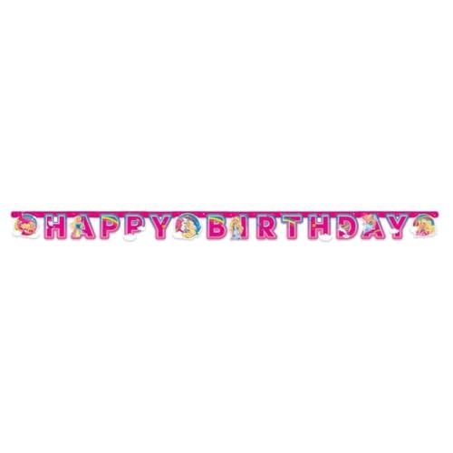 Child Barbie Letter Banner von amscan