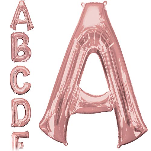 S/Shape:Letter A Rose Gold von amscan