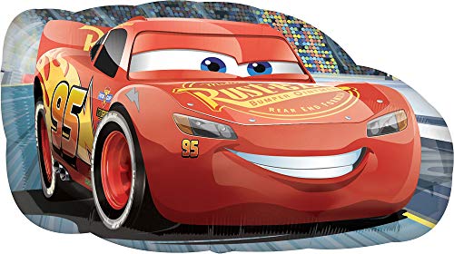 Amscan 3537001 - Super Shape Folienballon Lightning McQueen Cars, 76 x 43 cm, Heliumballon Amscan 3537001 - Super Shape Folienballon Lightning McQueen Cars, 76 x 43 cm, Heliumballon von amscan