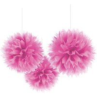 Amscan Hängedeko Pom Pon pink 40,6cm 3 Stück Amscan Hängedeko Pom Pon pink 40,6cm 3 Stück von Amscan