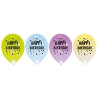 Amscan LED Luftballons Happy Birthday Ø27,5cm 4 Stück Amscan LED Luftballons Happy Birthday Ø27,5cm 4 Stück von Amscan