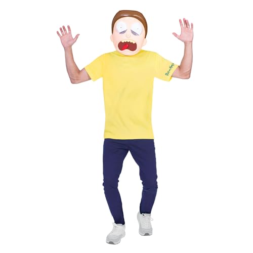 amscan 9904220 – Offizielles Rick & Morty Morty Smith Erwachsenenkostüm für Erwachsene, Größe: Standard amscan 9904220 – Offizielles Rick & Morty Morty Smith Erwachsenenkostüm für Erwachsene, Größe: Standard von amscan