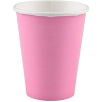Amscan Pappbecher rosa 250ml 8 Stück Amscan Pappbecher rosa 250ml 8 Stück von Amscan
