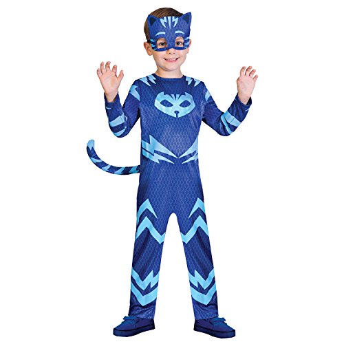 Kinderkostüm PJ Masks Catboy, Blau, 128 von amscan