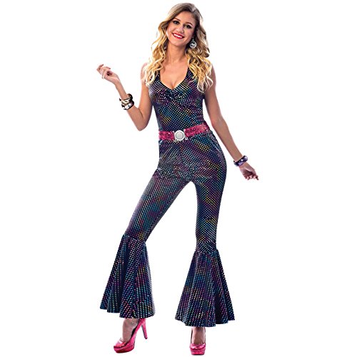 set high (PKT) (9903581) Adult Ladies Disco Diva Costume (Large) von amscan