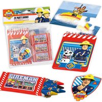 Feuerwehrmann Sam Mitgebselset, 24-teilig für 6 Kids Feuerwehrmann Sam Mitgebselset, 24-teilig für 6 Kids von Amscan