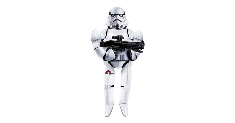 Folienballon AirWalker Star Wars Storm Trooper schwarz/weiß von Amscan