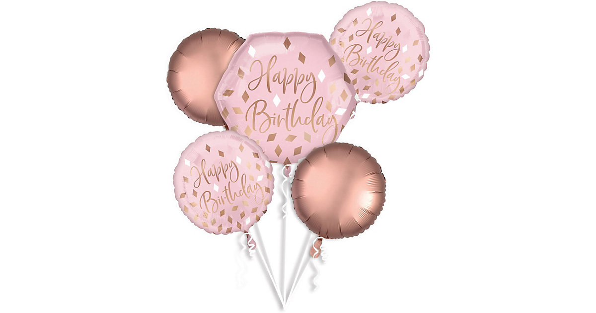 Folienballon Bouquet Blush Birthday Folienballon Bouquet Blush Birthday von Amscan