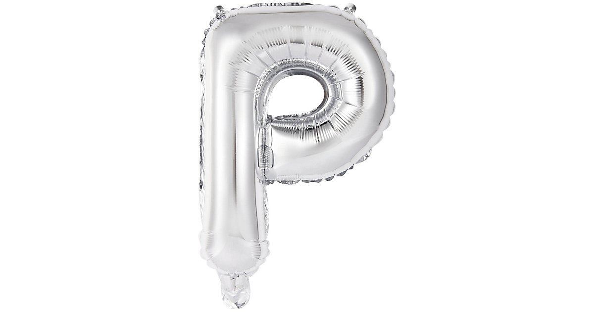 Folienballon Buchstabe P mini 34cm silber tropicalblau Folienballon Buchstabe P mini 34cm silber tropicalblau von Amscan