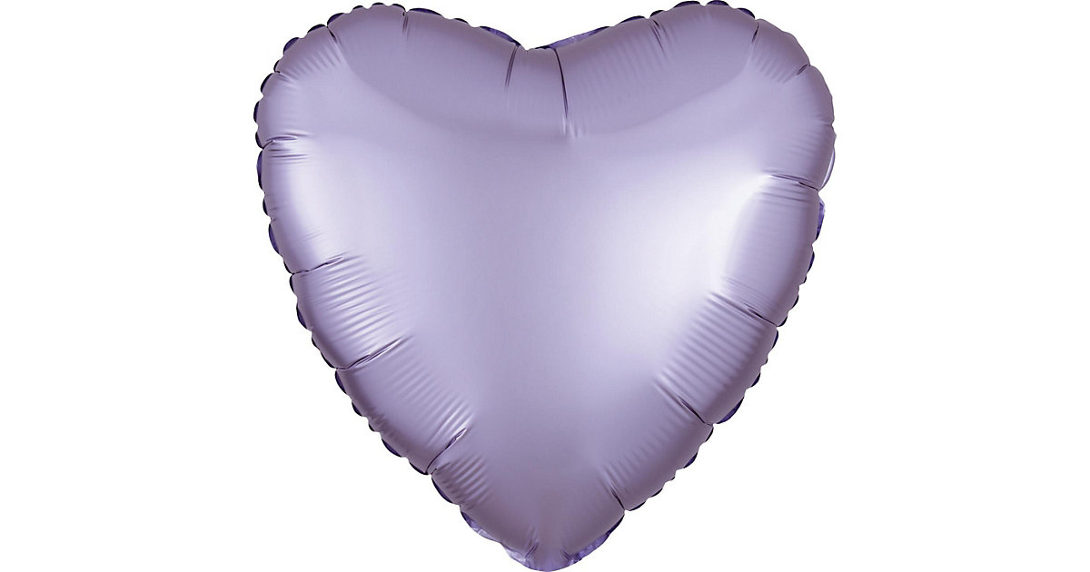 Folienballon Herz 43cm Seidenglanz pastell-lila pastelllila Folienballon Herz 43cm Seidenglanz pastell-lila pastelllila von Amscan