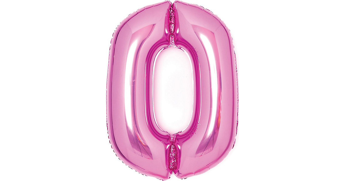 Folienballon Zahl 0 medium 63x85cm pink pink Modell 1 Folienballon Zahl 0 medium 63x85cm pink pink Modell 1 von Amscan