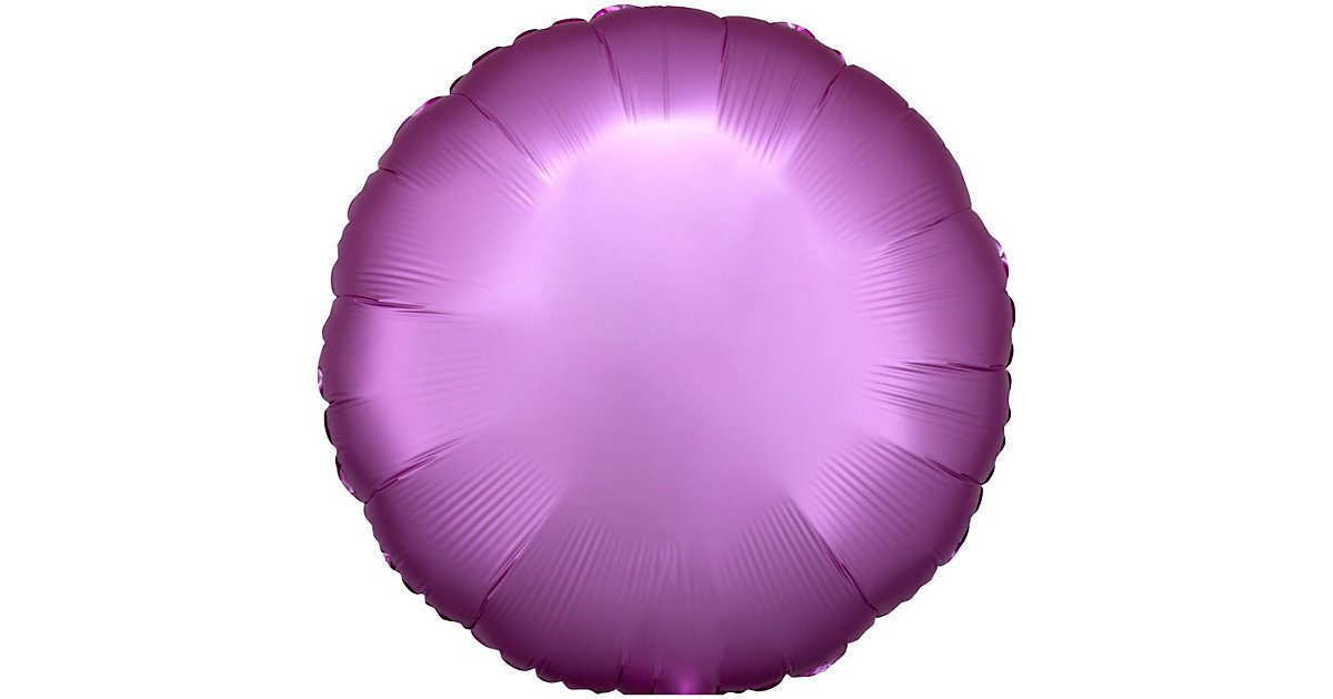 Folienballon rund D43cm Seidenglanz flamingo pink Folienballon rund D43cm Seidenglanz flamingo pink von Amscan
