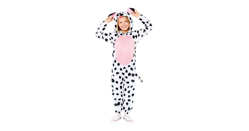 Kinderkostüm Hund Onesie Alter 6-8 Jahre senffarben Gr. 116/128 von Amscan