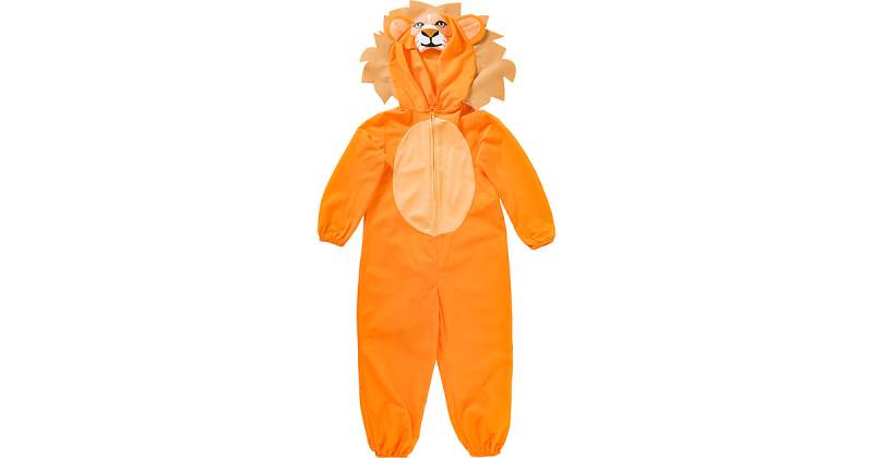Kinderkostüm Löwe Onesie Alter 6-8 Jahre gelb Gr. 116/128 von Amscan