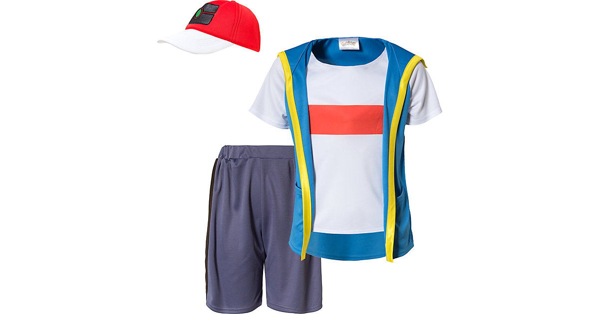 Kinderkostüm Pokemon Ash 3 - 4 Jahre blau-kombi Gr. 86/98 Kinderkostüm Pokemon Ash 3 - 4 Jahre blau-kombi Gr. 86/98 von Amscan