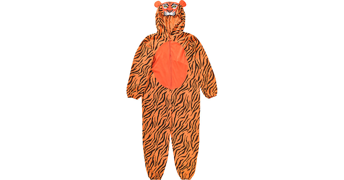 Kinderkostüm Tiger Onesie Alter 10-12 Jahre schwarz/gelb Gr. 140/152 Kinderkostüm Tiger Onesie Alter 10-12 Jahre schwarz/gelb Gr. 140/152 von Amscan