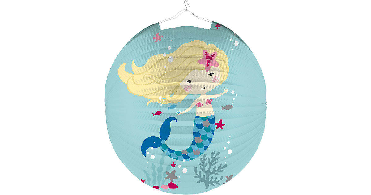 Lampion Be a Mermaid blau Lampion Be a Mermaid blau von Amscan