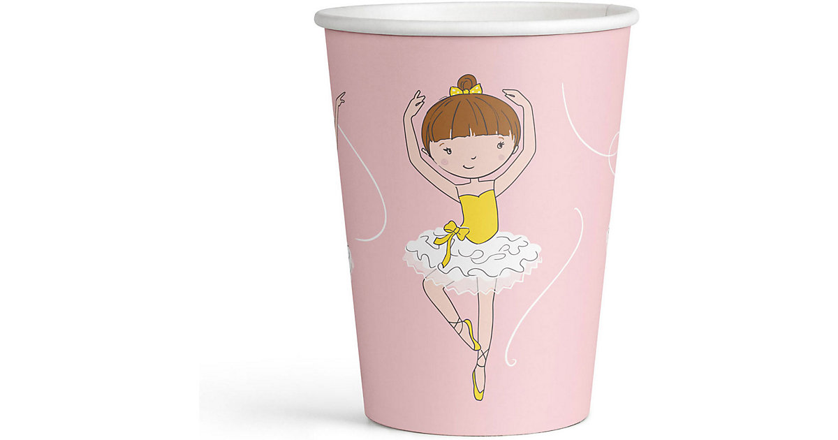 Pappbecher Little Dancer 250ml 8er bunt Pappbecher Little Dancer 250ml 8er bunt von Amscan