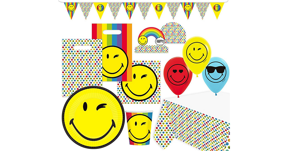 Partyset Smileyworld 63-tgl. Partyset Smileyworld 63-tgl. von Amscan
