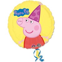 Peppa Pig Folieballon, 1 Stk, Ø 35cm, heliumgeeignet Peppa Pig Folieballon, 1 Stk, Ø 35cm, heliumgeeignet von Amscan