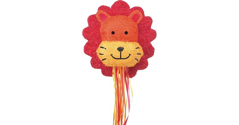 Pull-Pinata Löwe orange von Amscan