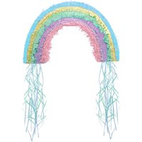 Regenbogen-Pinata aus Pappe, 55cm x 46cm x 7cm Regenbogen-Pinata aus Pappe, 55cm x 46cm x 7cm von Amscan