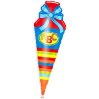 XXL Folienballon Schultüte ABC zur Schuleinführung 35cm x 111cm XXL Folienballon Schultüte ABC zur Schuleinführung 35cm x 111cm von Amscan