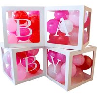 amscan Buchstaben Würfel BABY 30x30x30cm 4 Stück von Amscan