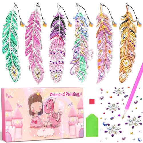 Amteker Diamond Painting Kinder, Geschenke für Mädchen, Basteln Mädchen 6 7 8 9 10 11 12 Jahre, Bastelset Kinder Spielzeug ab 6-12 Jahre, Geschenke zur Einschulung Mädchen DIY Lesezeichen Amteker Diamond Painting Kinder, Geschenke für Mädchen, Basteln Mädchen 6 7 8 9 10 11 12 Jahre, Bastelset Kinder Spielzeug ab 6-12 Jahre, Geschenke zur Einschulung Mädchen DIY Lesezeichen von Amteker