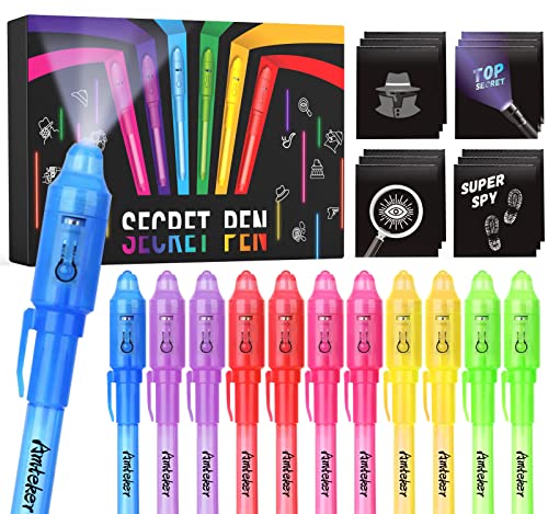Amteker Mitgebsel Kindergeburtstag Zauberstifte, 12 Stück Kindergeburtstag Detektiv UV Stift, Give Aways Kindergeburtstag Gastgeschenke, Schultüte Füllung Geschenke zur Einschulung Mädchen Junge Amteker Mitgebsel Kindergeburtstag Zauberstifte, 12 Stück Kindergeburtstag Detektiv UV Stift, Give Aways Kindergeburtstag Gastgeschenke, Schultüte Füllung Geschenke zur Einschulung Mädchen Junge von Amteker