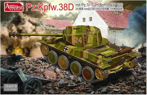 AH35A019 Panzer 38D mit Panzer IV Turm - Amusing Hobby von Amusing Hobby