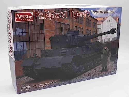 Amusing Hobby AH35A023 35A023 1:35 Pz.Kpfwg.VI Tiger(P) Truppenübfahrzeug, Mehrfarbig von アミュージングホビー