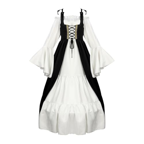 Amxleh Mittelalter Kleidung Damen Renaissance Prinzessin Kleider Barock Rokoko Kleidung Lolita Kleidung Viktorianisches Königin Maxi Kleider Elegant Abendkleider Cocktailkleid Party A-Linie Kleid Amxleh Mittelalter Kleidung Damen Renaissance Prinzessin Kleider Barock Rokoko Kleidung Lolita Kleidung Viktorianisches Königin Maxi Kleider Elegant Abendkleider Cocktailkleid Party A-Linie Kleid von Amxleh