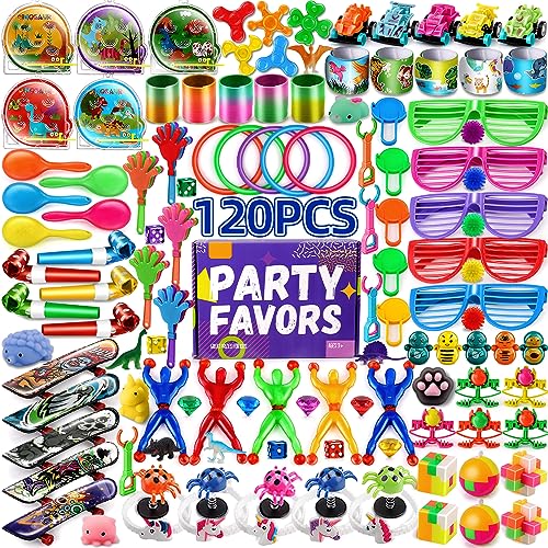 AmyBenton Kindergeburtstag Mitgebsel Set, Kleinspielzeug für Pinata Füllung, Give Aways Kindergeburtstag, Goodie Bag Kindergeburtstag, Gastgeschenk Kindergeburtstag Mädchen Jung 120 Stück AmyBenton Kindergeburtstag Mitgebsel Set, Kleinspielzeug für Pinata Füllung, Give Aways Kindergeburtstag, Goodie Bag Kindergeburtstag, Gastgeschenk Kindergeburtstag Mädchen Jung 120 Stück von Amy & Benton