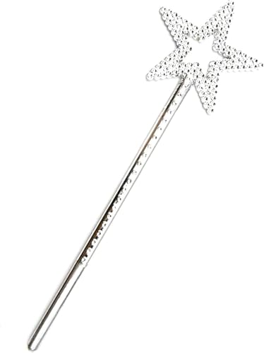 Amyang Sternstab, 13 Zoll Silber Fee Prinzessin Engel Zauberstab Zauberfee Zauberstäbe Sticks für Halloween Weihnachten Cosplay Party Geburtstag Gefälligkeiten Amyang Sternstab, 13 Zoll Silber Fee Prinzessin Engel Zauberstab Zauberfee Zauberstäbe Sticks für Halloween Weihnachten Cosplay Party Geburtstag Gefälligkeiten von Amyang