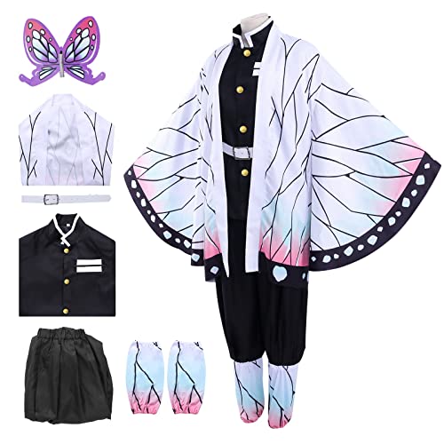 Amycute Tanjiro & Shinobu Cosplay – Erwachsene & Kinder Anime Cosplay Kimono für Halloween, Shinobu, L Amycute Tanjiro & Shinobu Cosplay – Erwachsene & Kinder Anime Cosplay Kimono für Halloween, Shinobu, L von Amycute