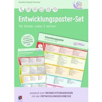 Entwicklungsposter-Set für Kinder unter 3 Jahren Entwicklungsposter-Set für Kinder unter 3 Jahren von Verlag an der Ruhr