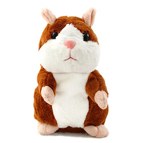 AnVerse Hamster Spielzeug,Sprechendes und Wiederholendes Lustiges Stofftier,Plüsch Elektrisches Interaktives Geburtstagsgeschenke für Kinder (Brown) von AnVerse