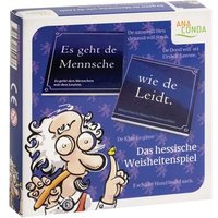 Es geht de Mennsche wie de Leidt. Das hessische Weisheitenspiel. von Anaconda Verlag GmbH